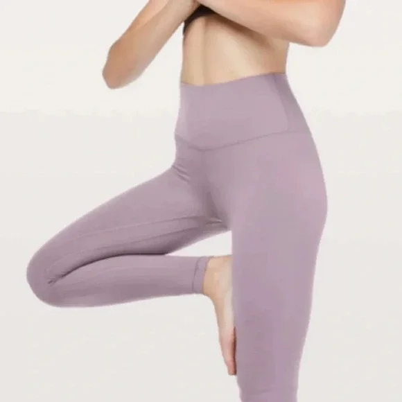 LULULEMON NEW Align High Rise Full Length Leggings Dusty Mauve - Picture 5 of 12